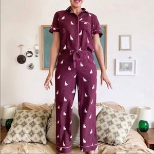 NEW Loft Cat in a Hat Pajamas size small